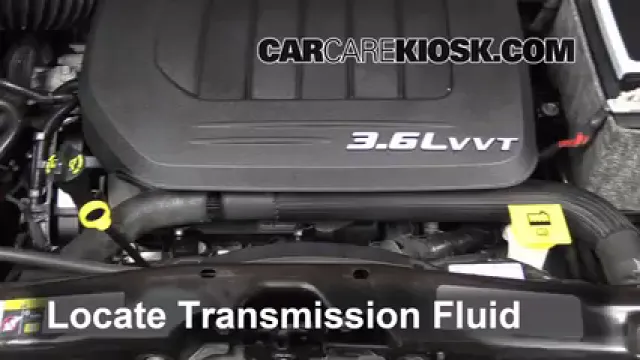 2013 Chrysler Town and Country Touring 3.6L V6 FlexFuel Liquide de transmission Vérifier le niveau de liquide